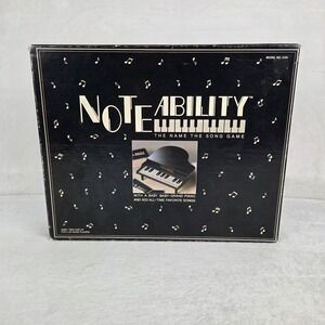 Vintage 1990 Noteability Name The Song Game Tiger Electronics Model 3-134